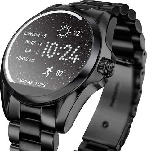 michael kors smartwatch black